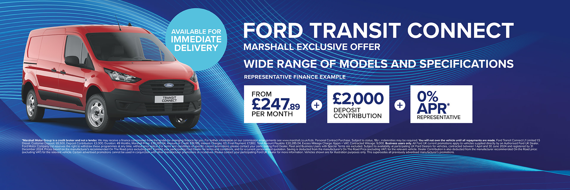 FORD TRANSIT CONNECT PERSONAL CONTRACT PURCHASE OFFER 