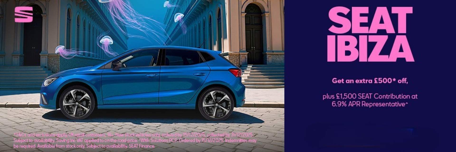 SEAT Ibiza £500 enhanced offer