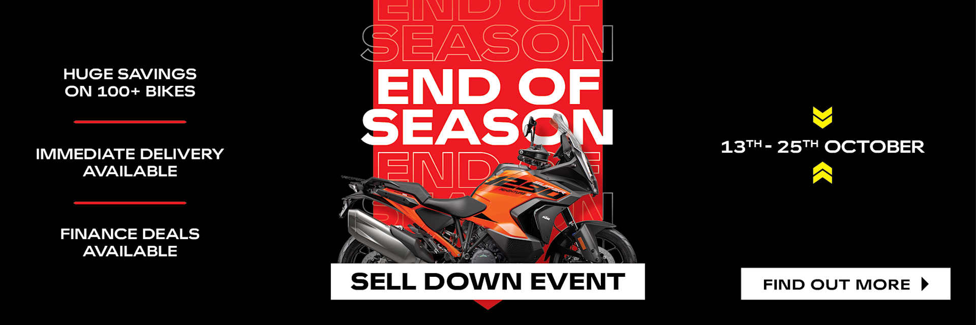 End Of Season Sell Down Event