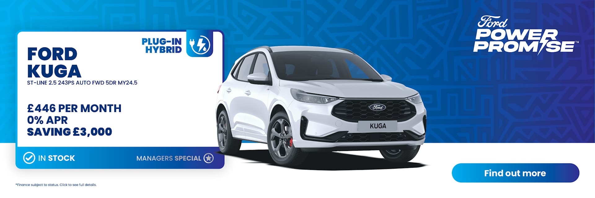 Ford Kuga Q2 25 offer 