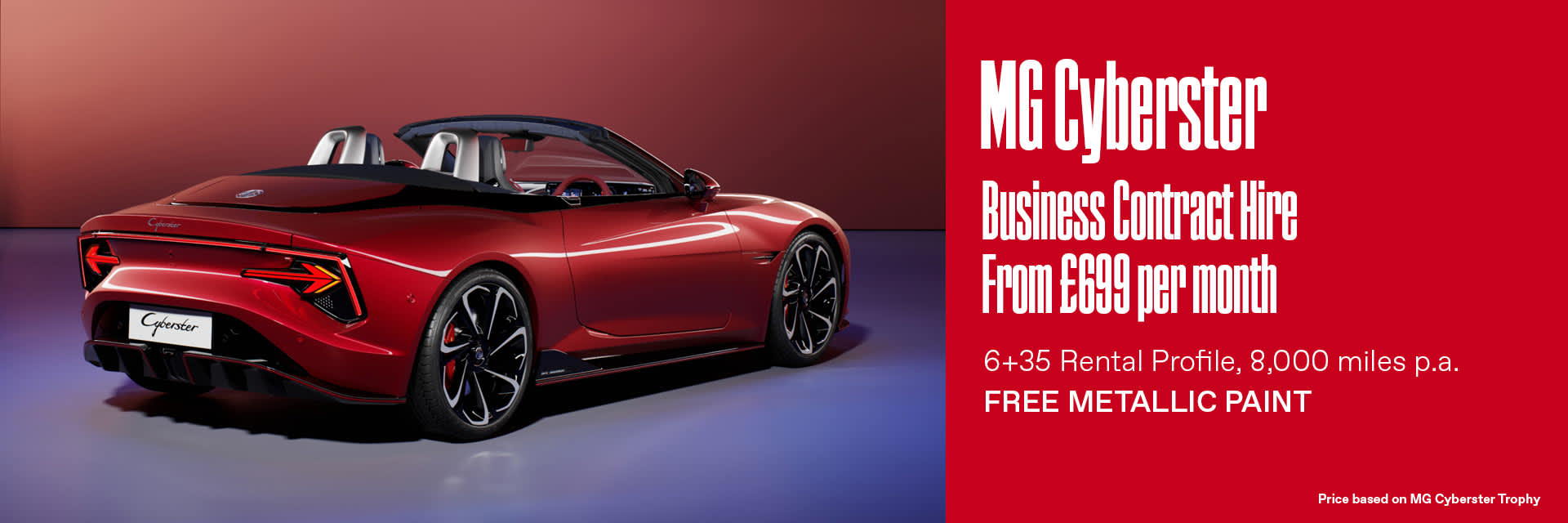 MG Cyberster Business Contract Hire Offers