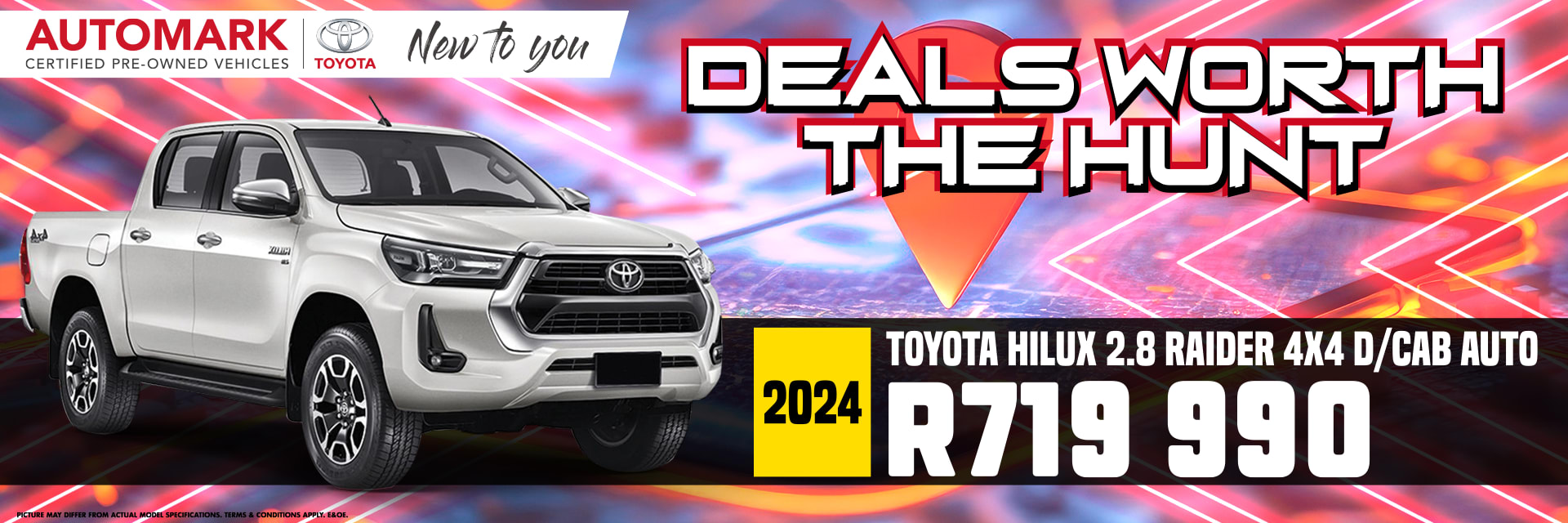 2024 Toyota Hilux 2.8 Raider 4x4 D/Cab Auto