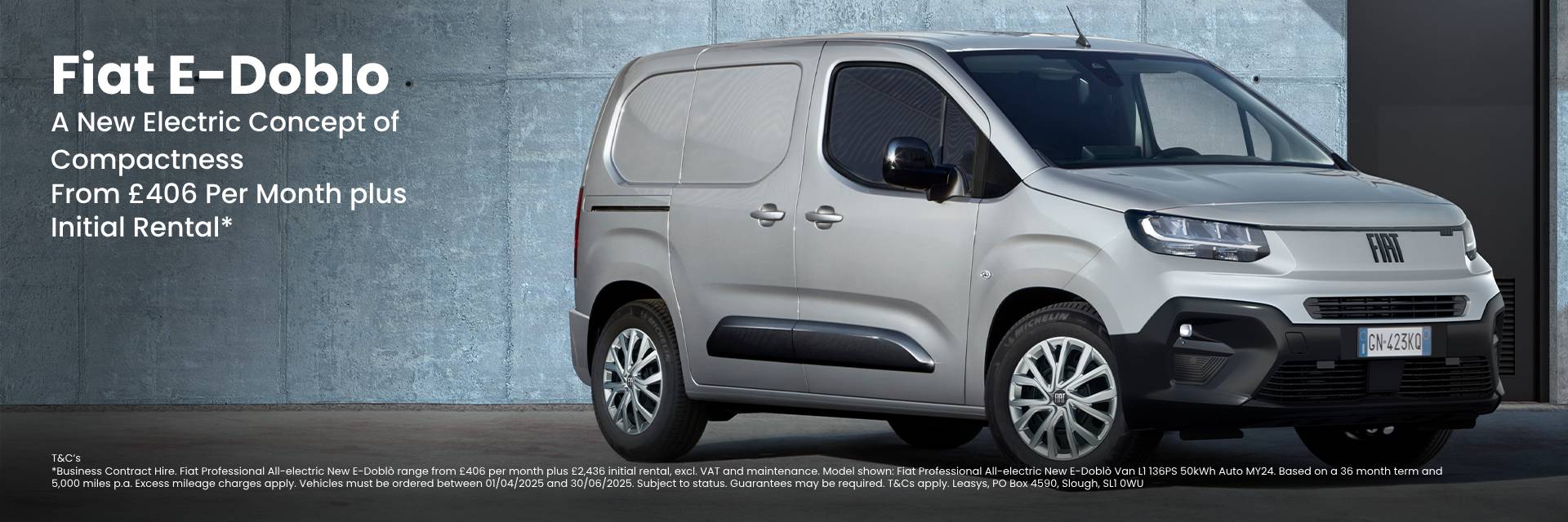 Fiat E-Doblo From £406 Per Month