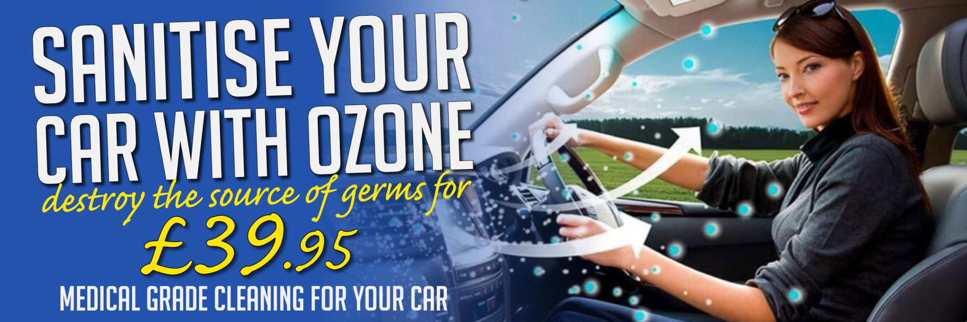 sanitise your car with ozone 