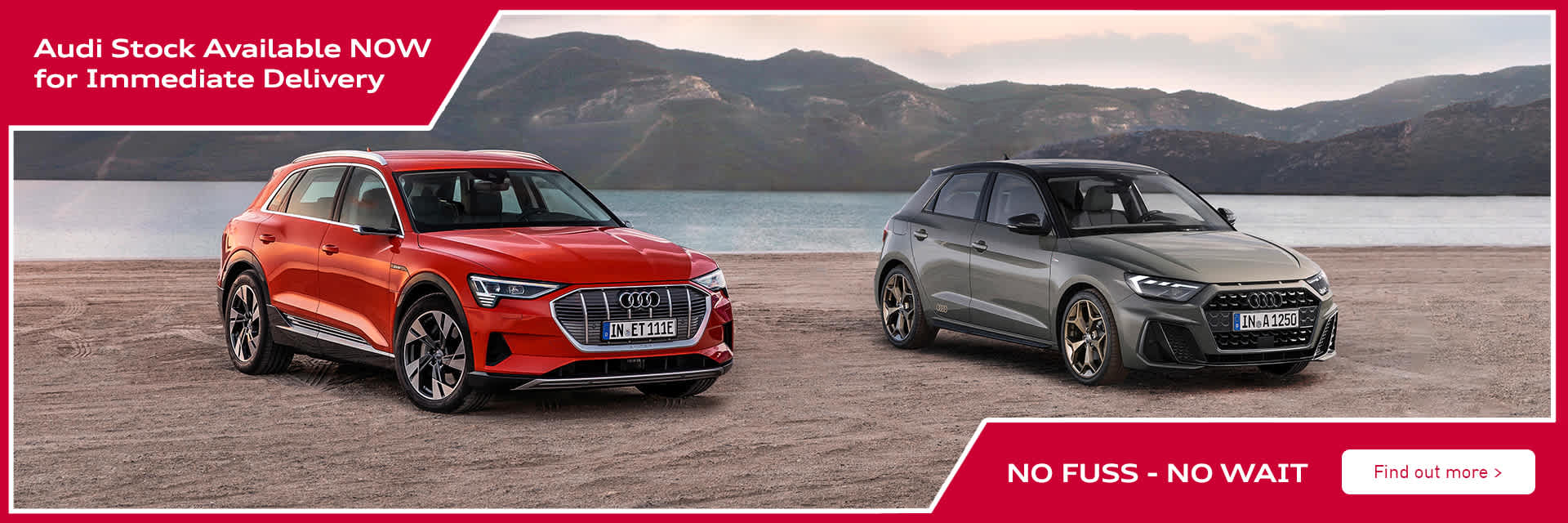 Audi New Car Stock Available for immedaite delivery