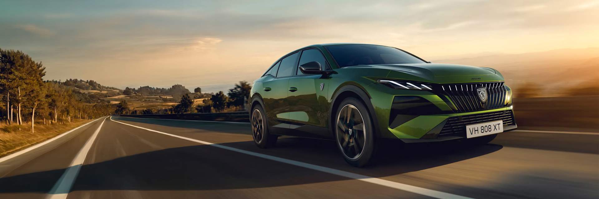New Peugeot E-408 100% Electric Fastback