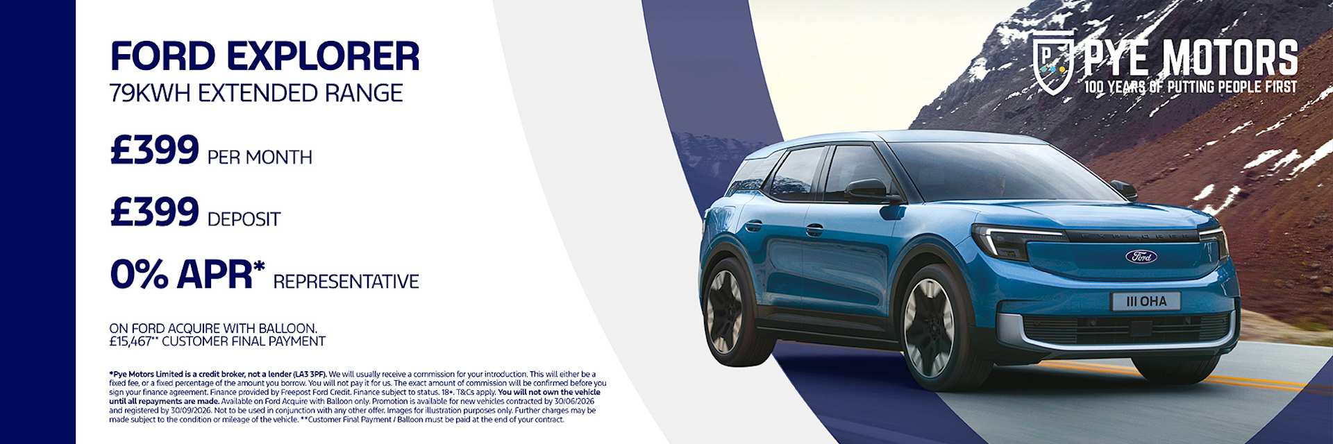 Q2 2026 Ford Explorer 0% APR 4yr
