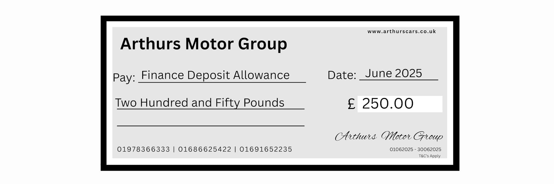 Finance Deposit Allowance