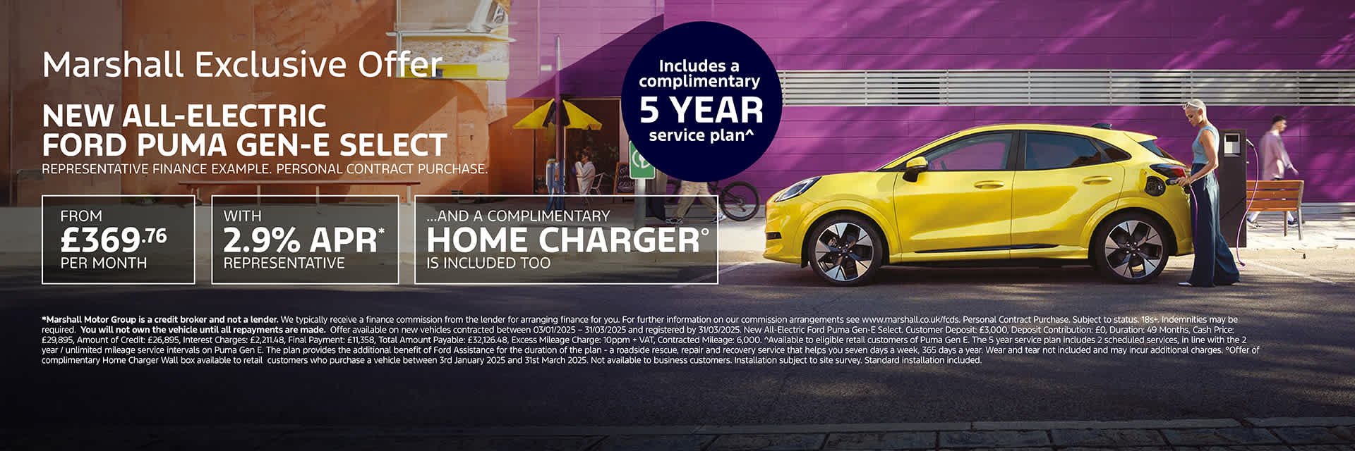 New Ford Puma Gen-E Personal Contract Purchase Exclusive Offer