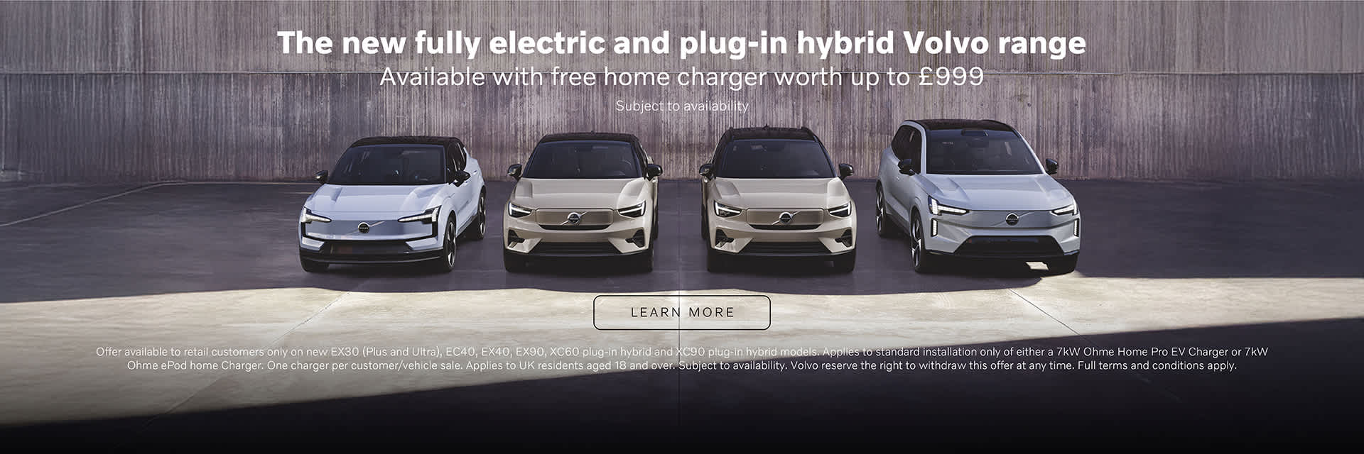 Complimentary Ohme home charger