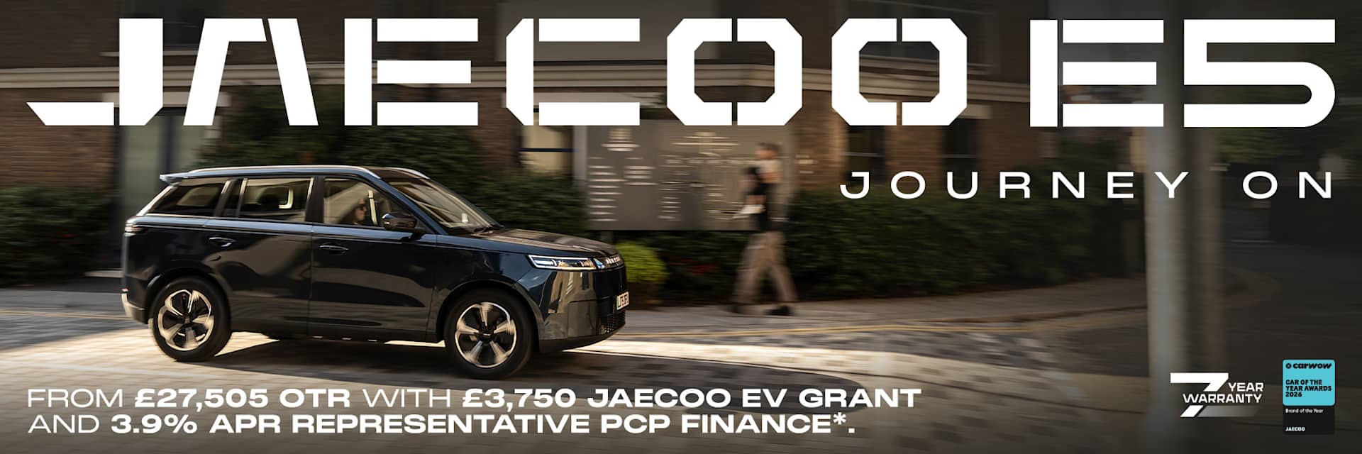 JAECOO E5 EV from £27,505