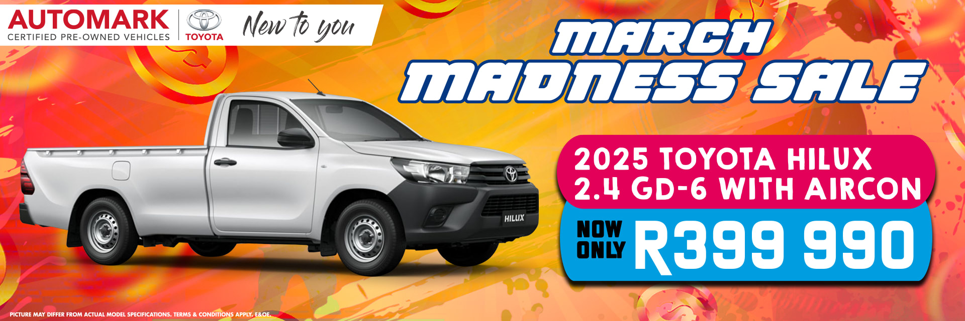 2025 Toyota Hilux 2.4 GD-6 with Aircon