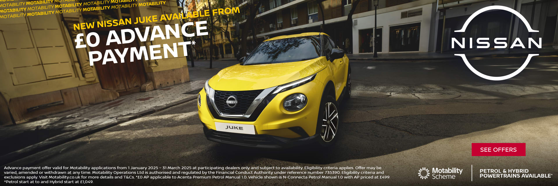 Nissan Motability Juke