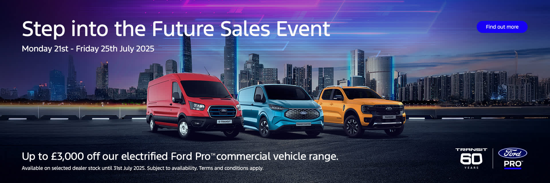 Step into the Future Sales Event