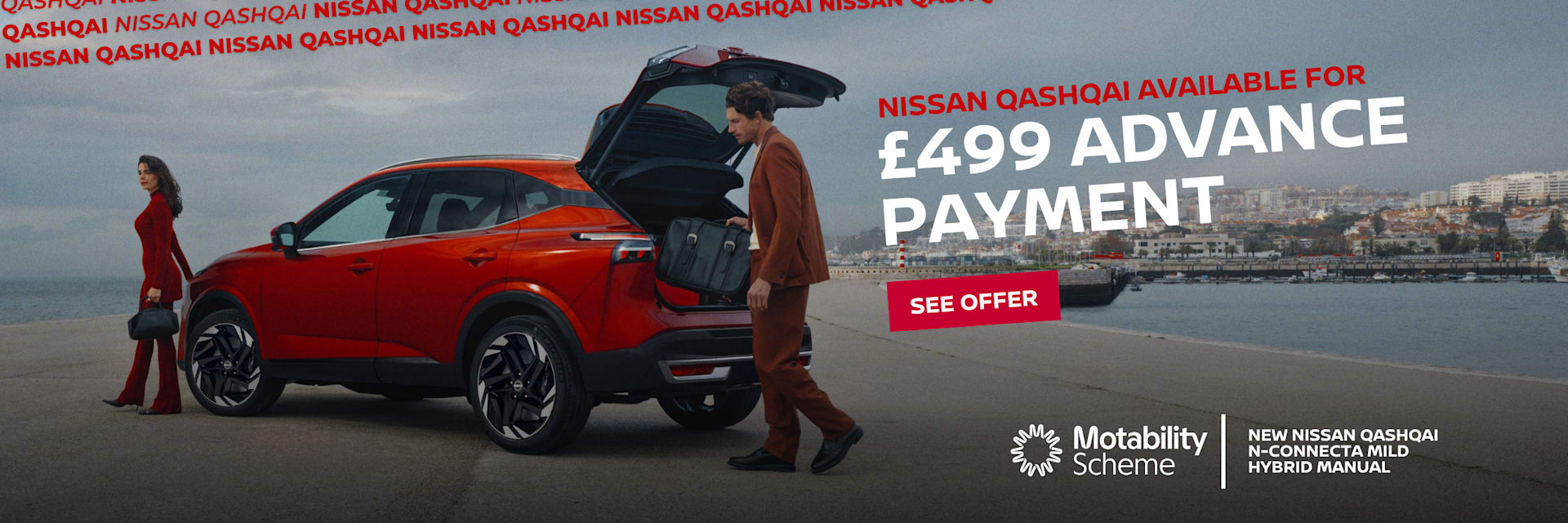 New Nissan Qashqai Motability 