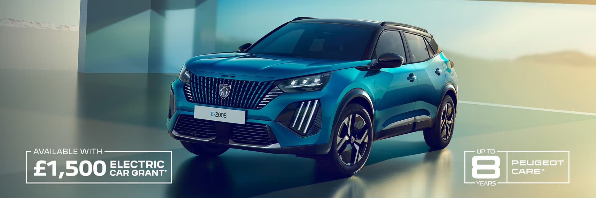 Peugeot e-2008 available with £1,500 electric car grant