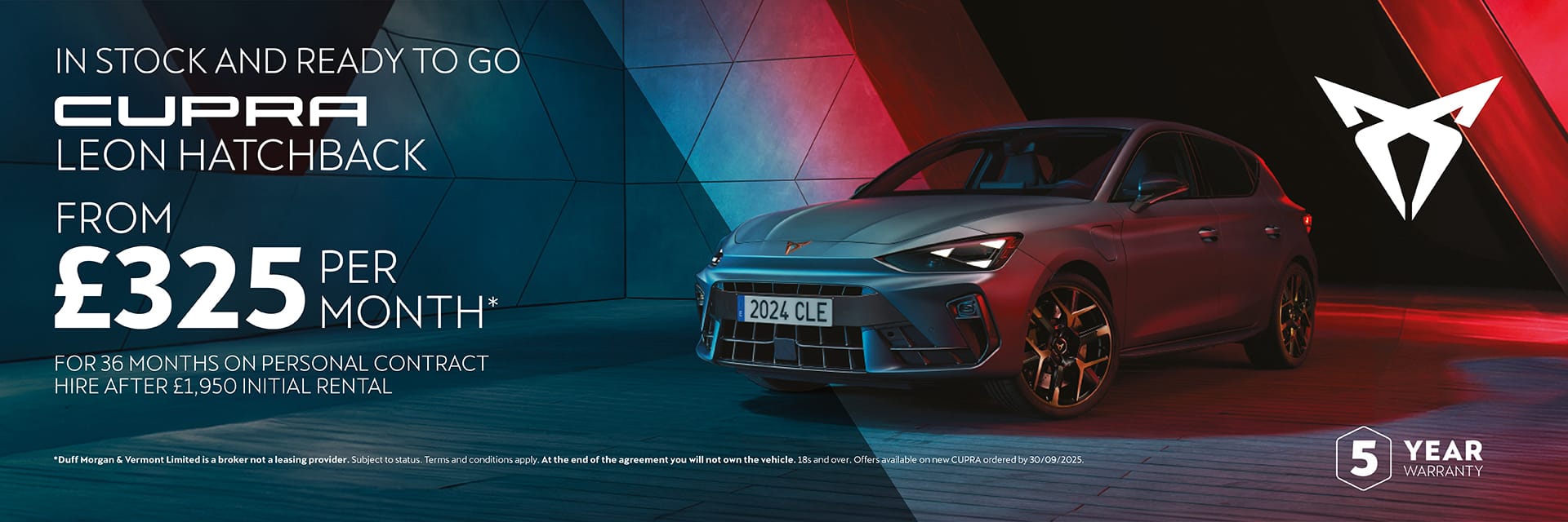  CUPRA Leon Hatchback Personal Contract Hire