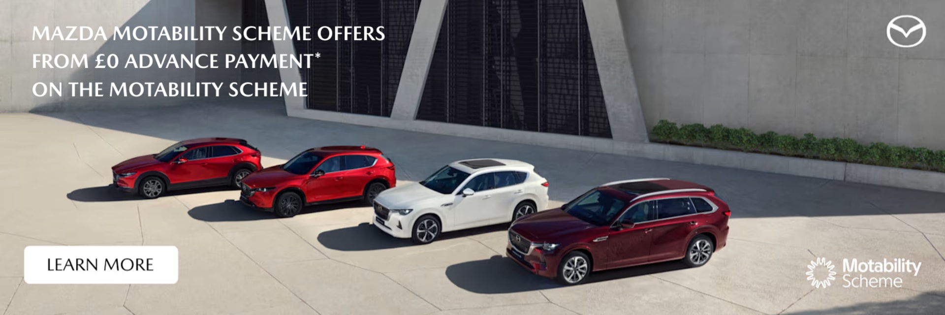 Mazda Motability Offers from £0 Advance Payment