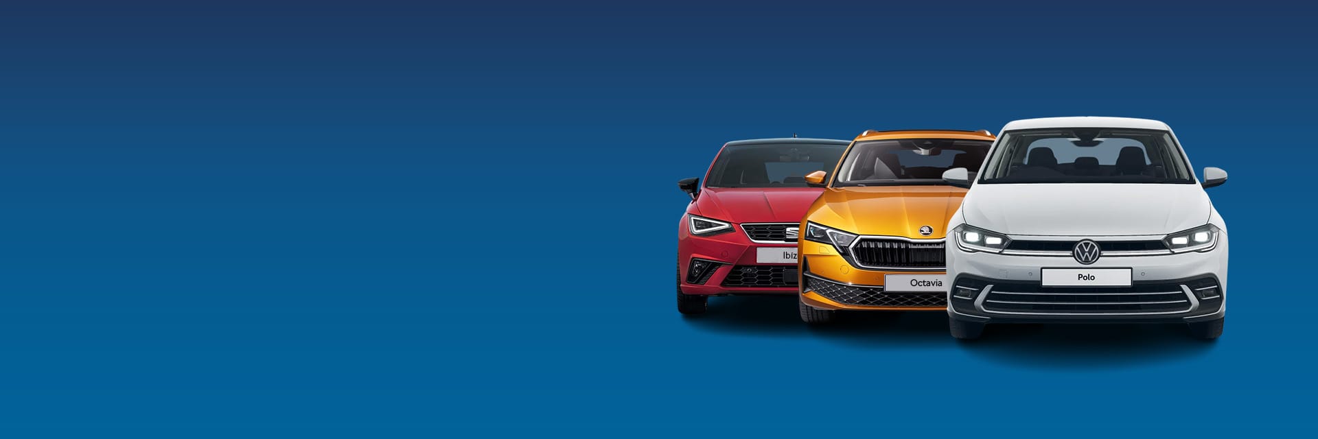 Pulman used car website banner with car illustrations.