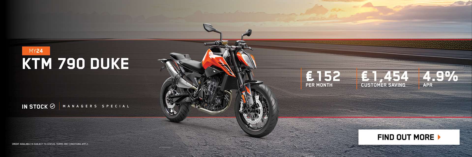 KTM 790 Duke September Offer 