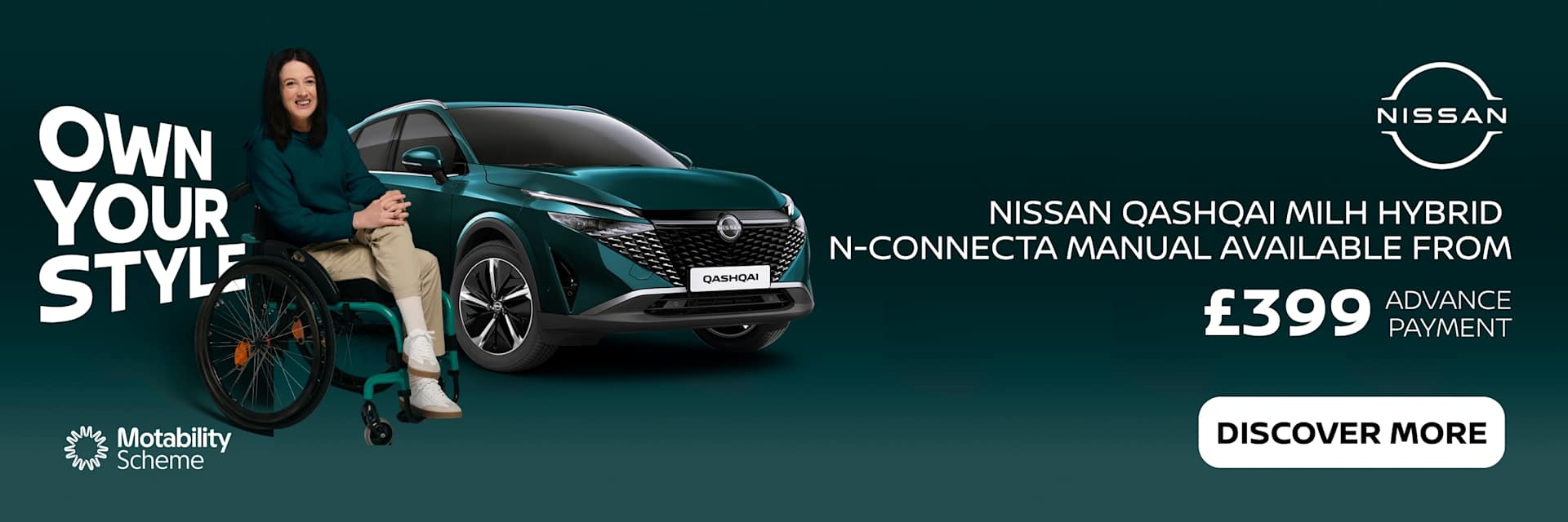 New Nissan Qashqai Motability 