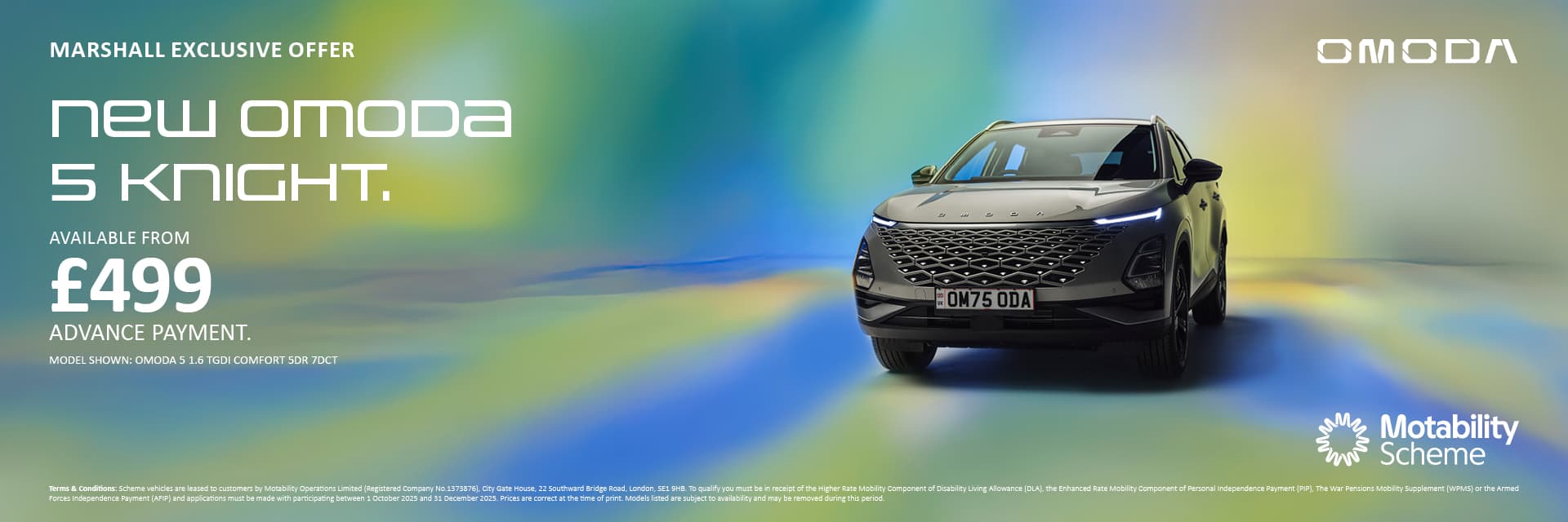 Motability Scheme Offers at Marshall OMODA