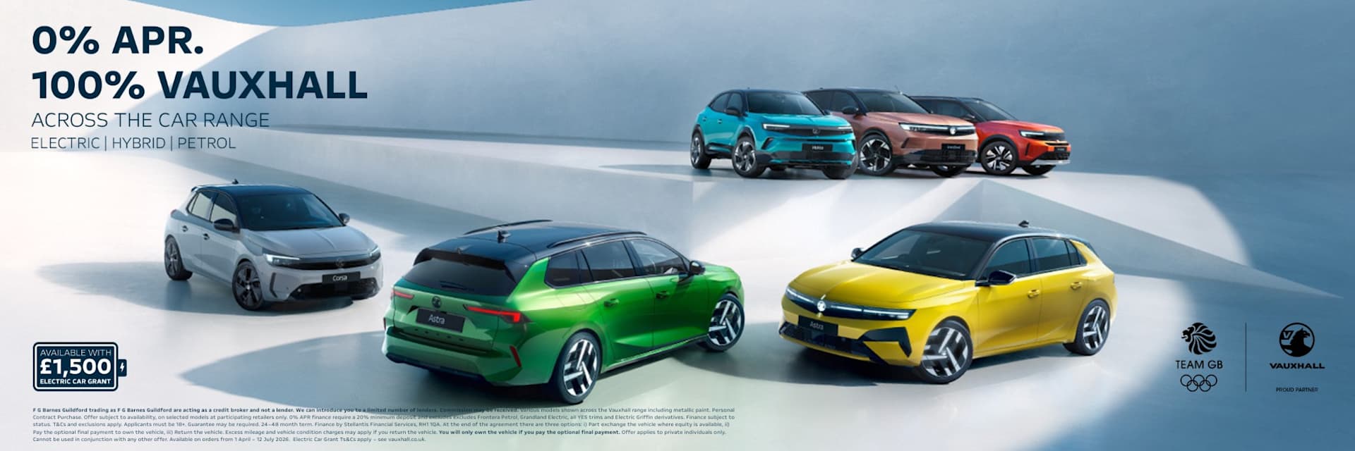 Vauxhall new car offers