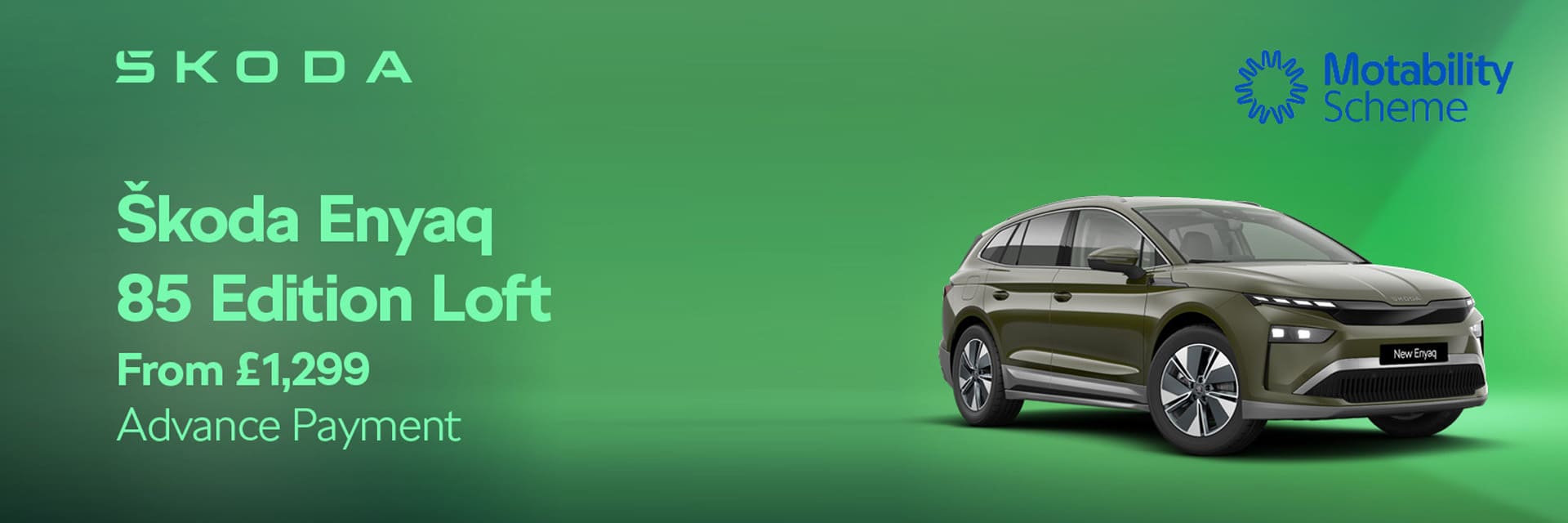 Skoda Enyaq Motability Offers