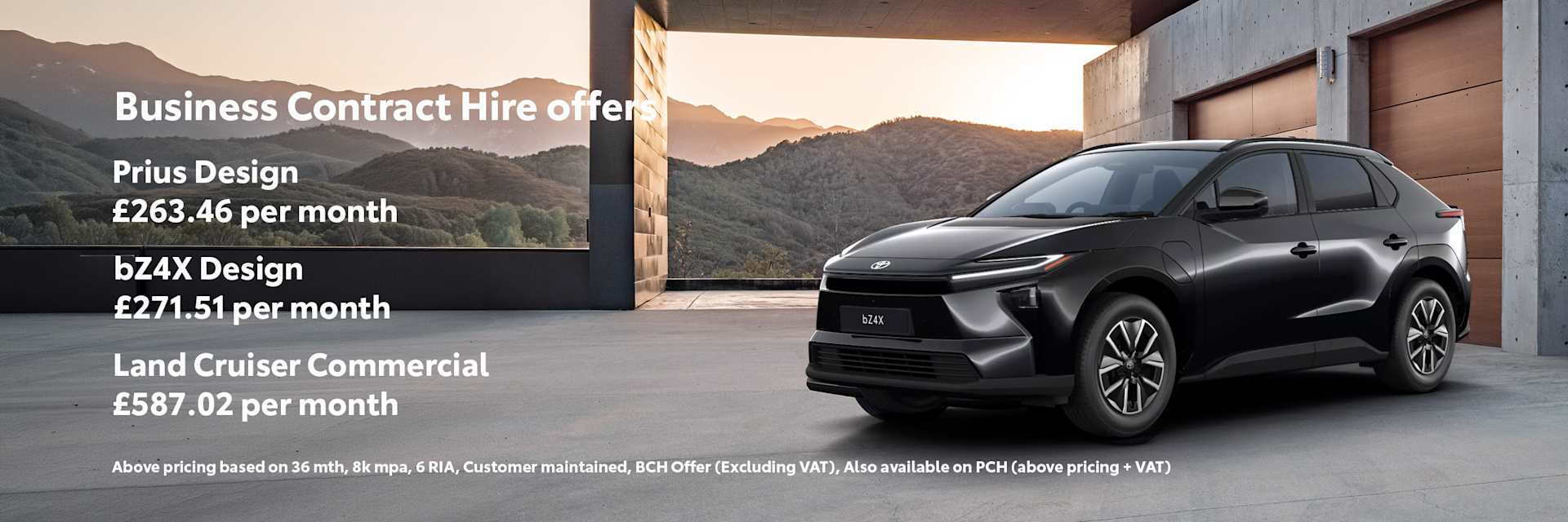 Toyota Business Contract Hire Offers