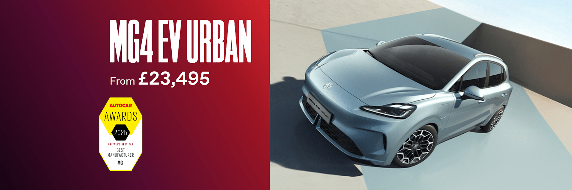 All-new for MG4 EV Urban from £23,495