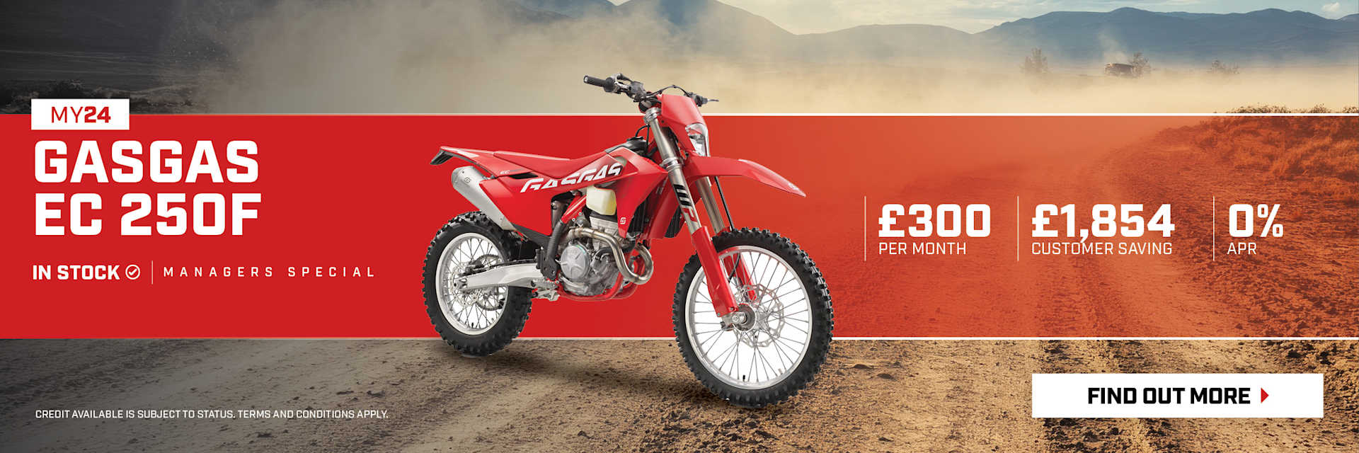 Gas Gas Ec250f  September Offer 