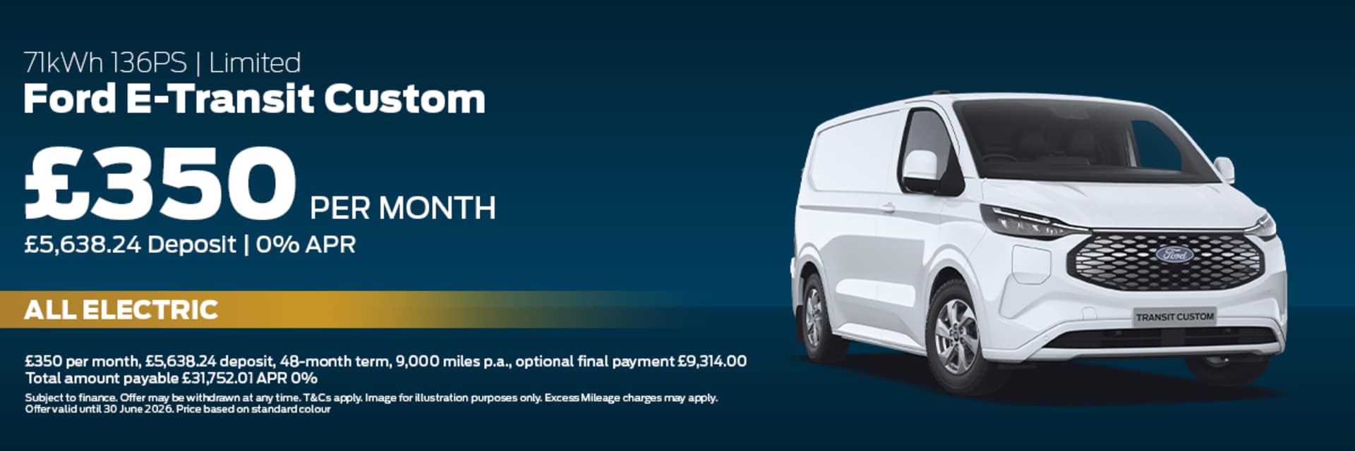 E transit custom offer