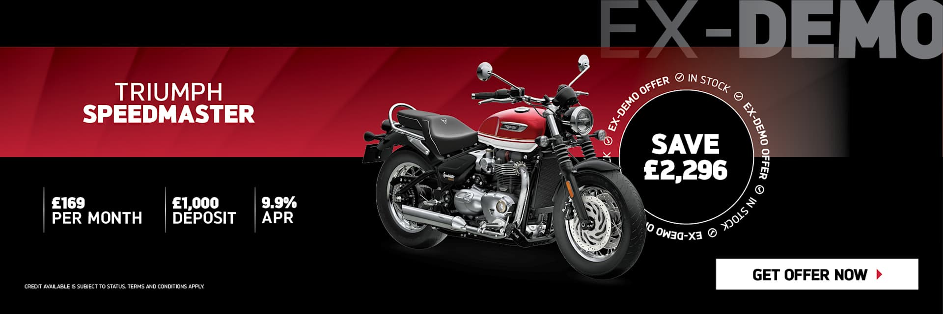 Triumph Ex Demo Speedmaster 