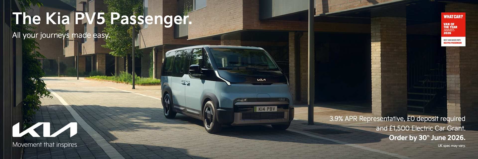 Kia PV5 Passenger PCP