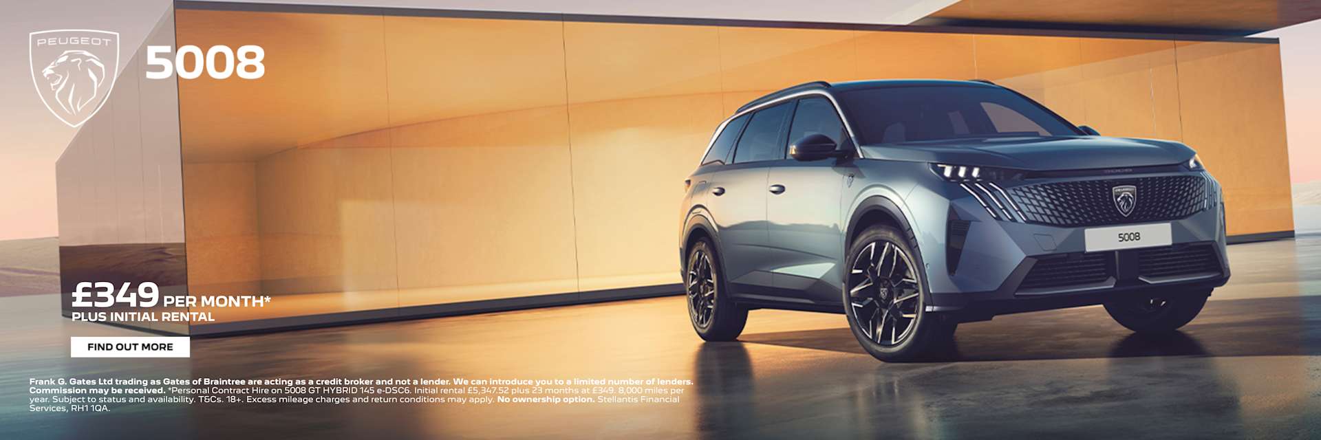 Peugeot 5008 GT Hybrid - New Car PCH Offer