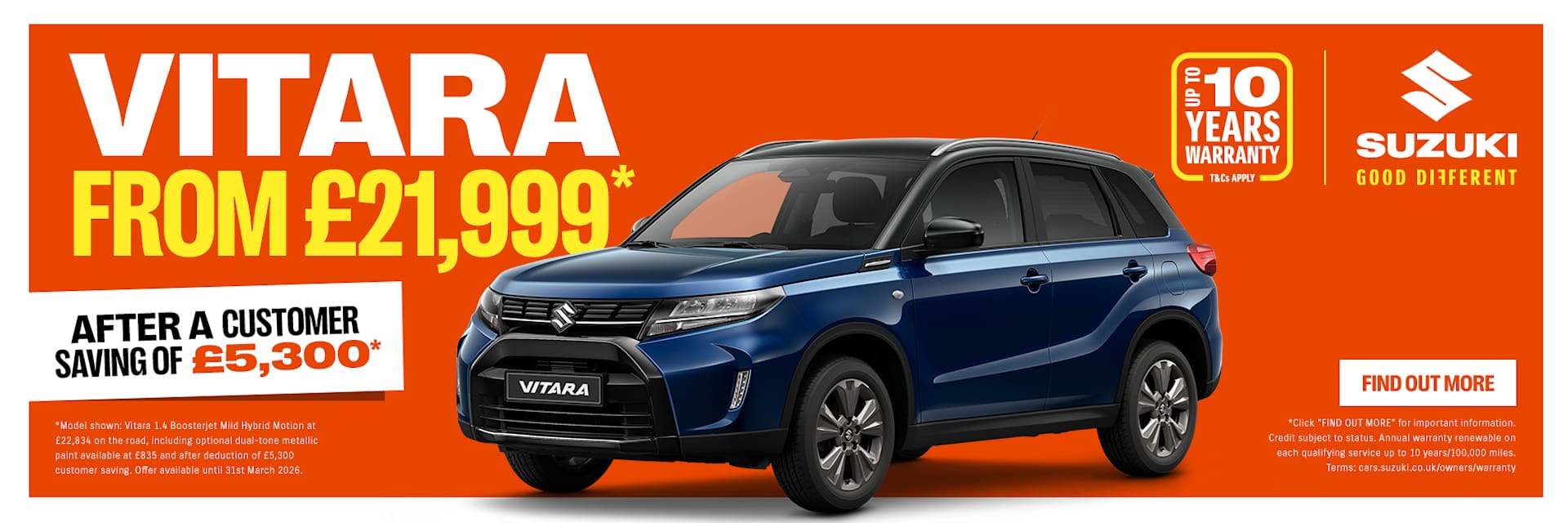 Suzuki Vitara Hybrid Offer Bristol