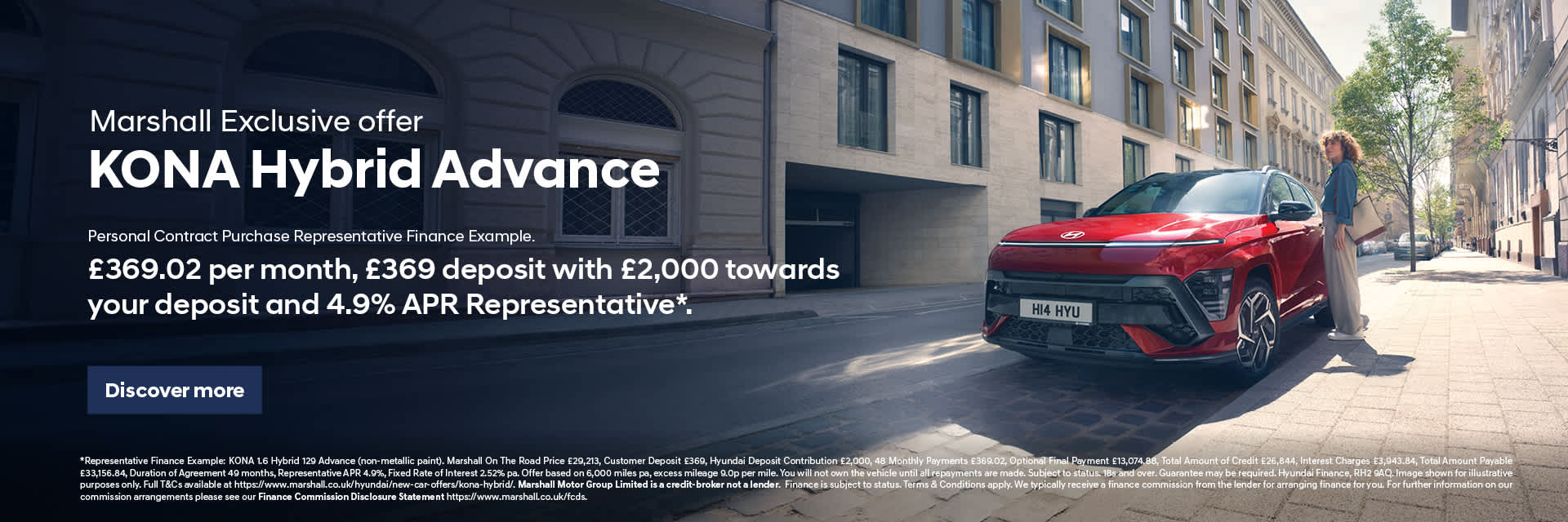 Hyundai KONA Hybrid Personal Contract Purchase Offer