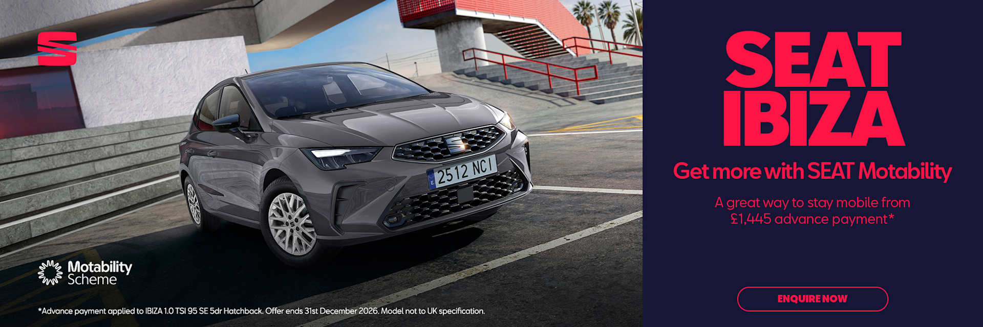 SEAT Ibiza Motabiltiy 