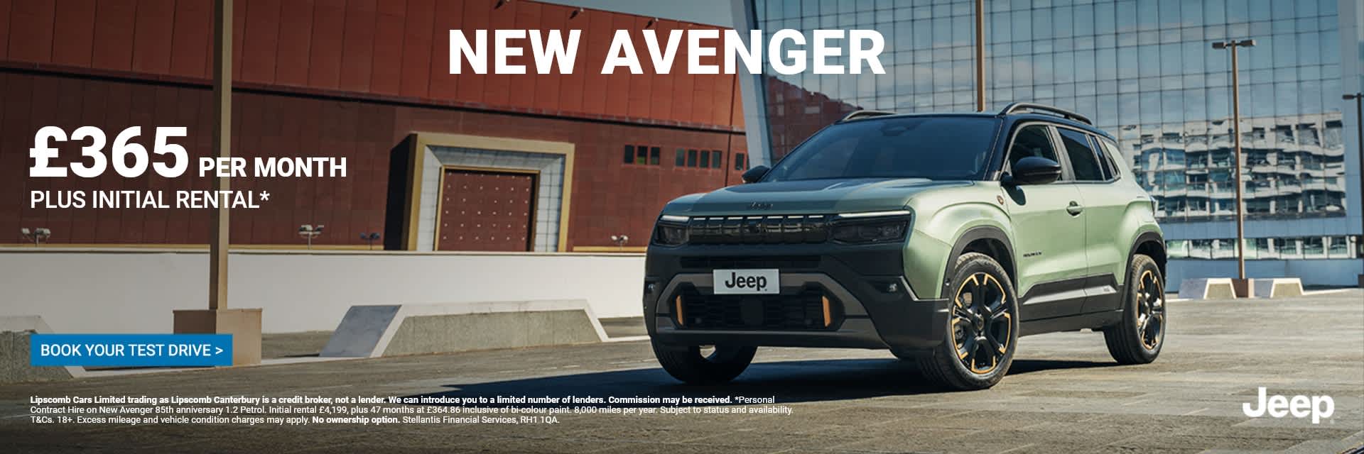 New Jeep Avenger Petrol