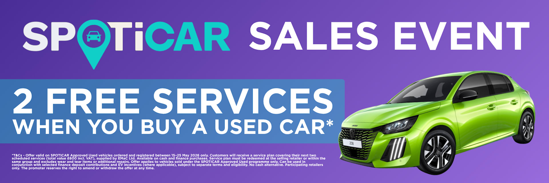 Spoticar web banner