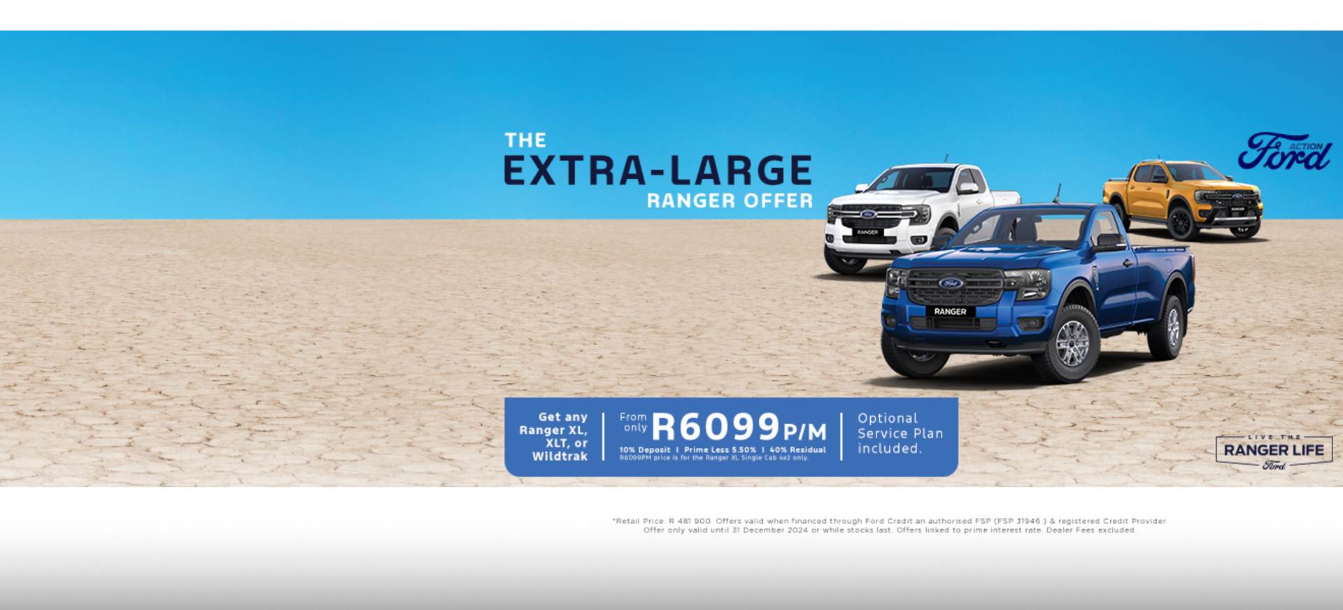 The Extra-Large Ford Ranger Offer