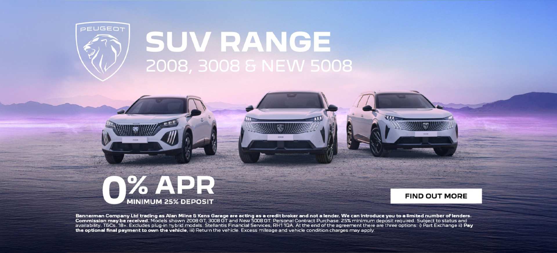 0% APR on ICE SUV's 