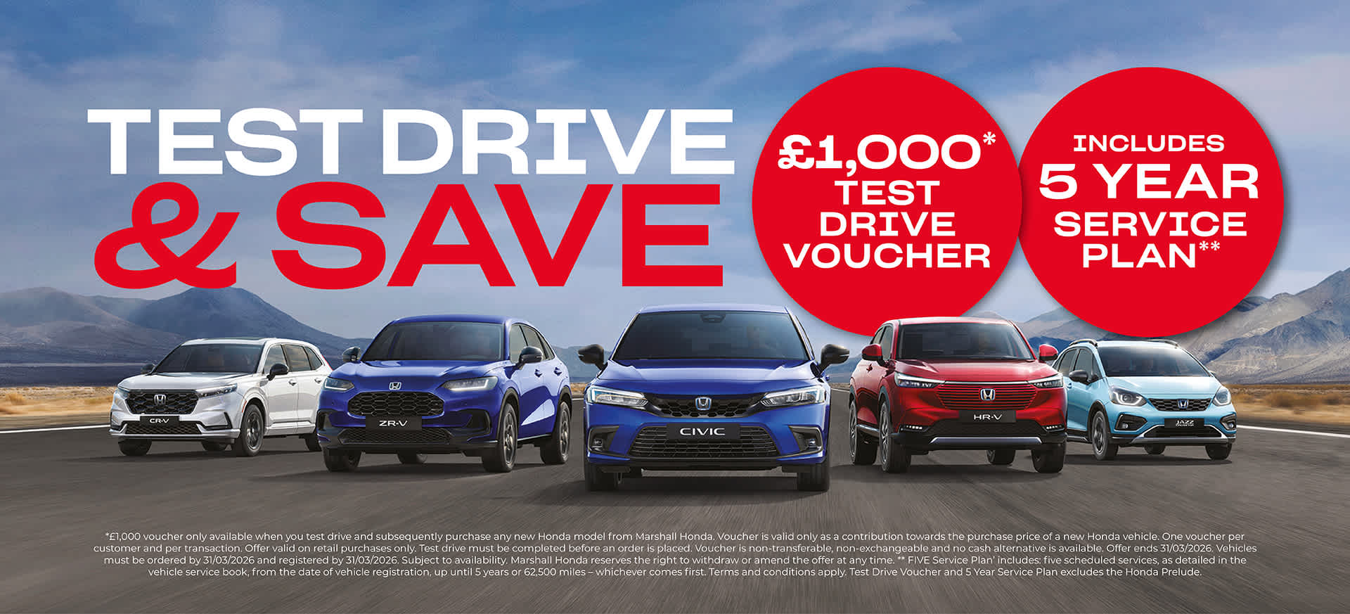 Honda Test Drive Voucher