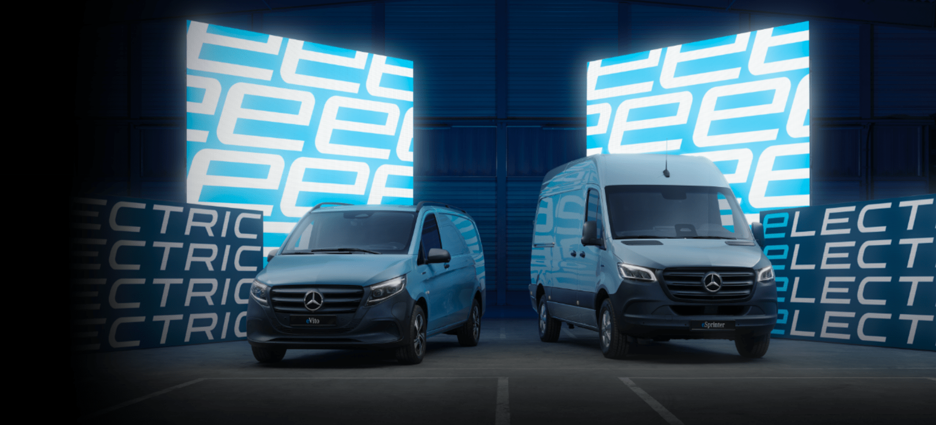  Mercedes-Benz electric vans at Euro Commercials