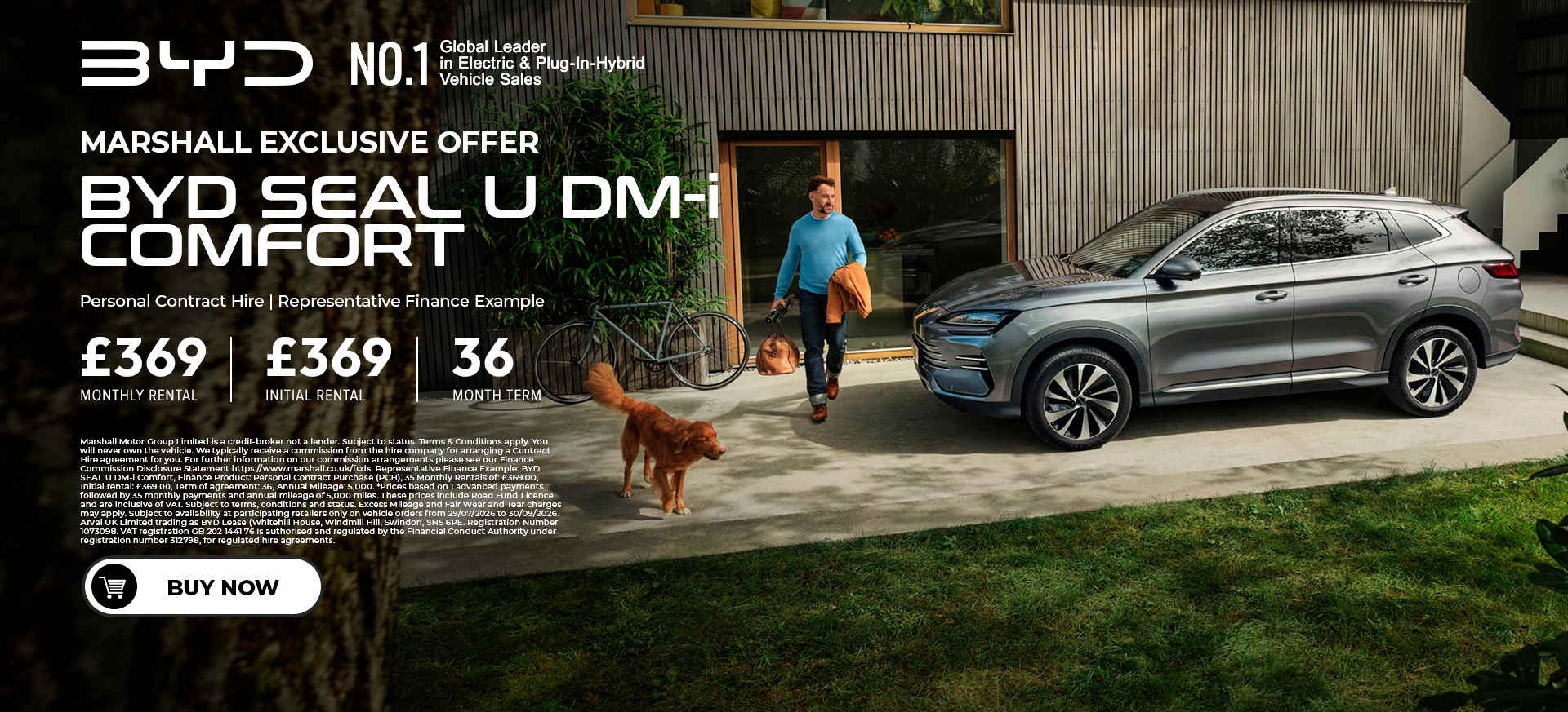 BYD SEAL U DM-i PCH Exclusive Offer