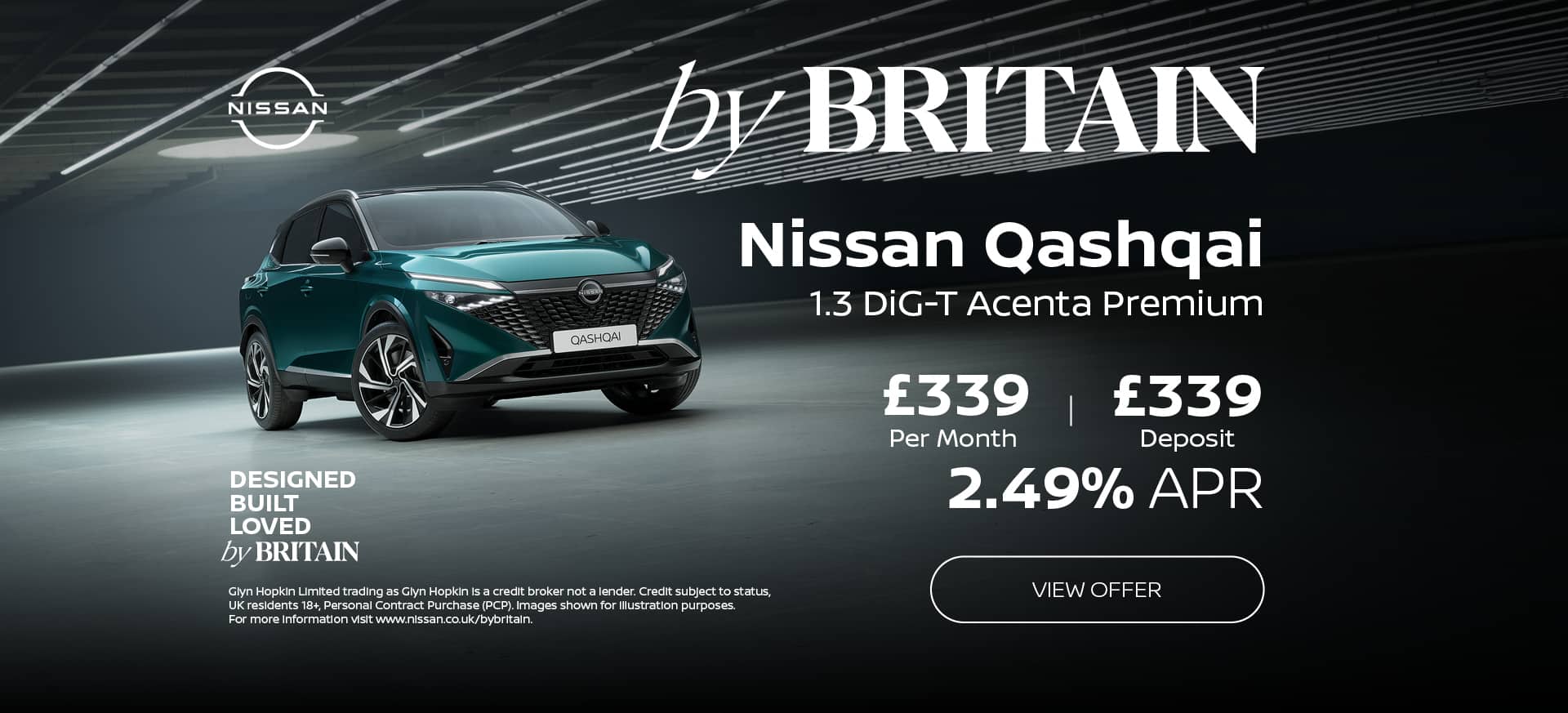 NIssan Qashqai Q3 Banner