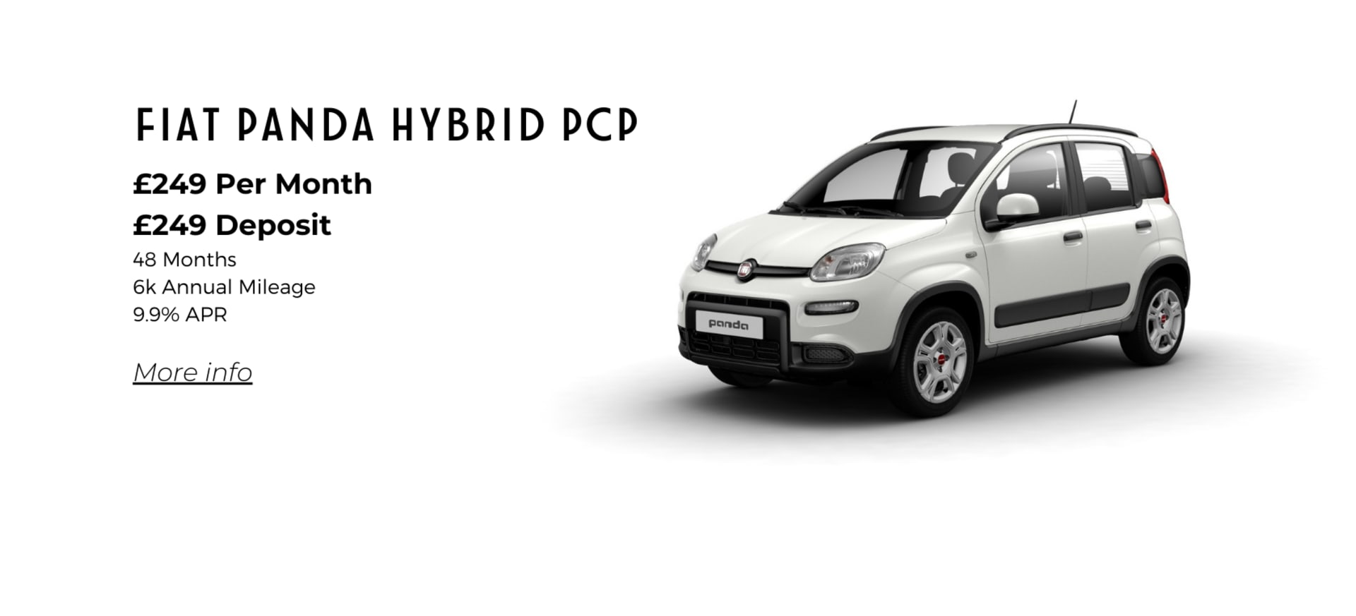 Q2 April 2024 Fiat Panda Hybrid Offer £249pm