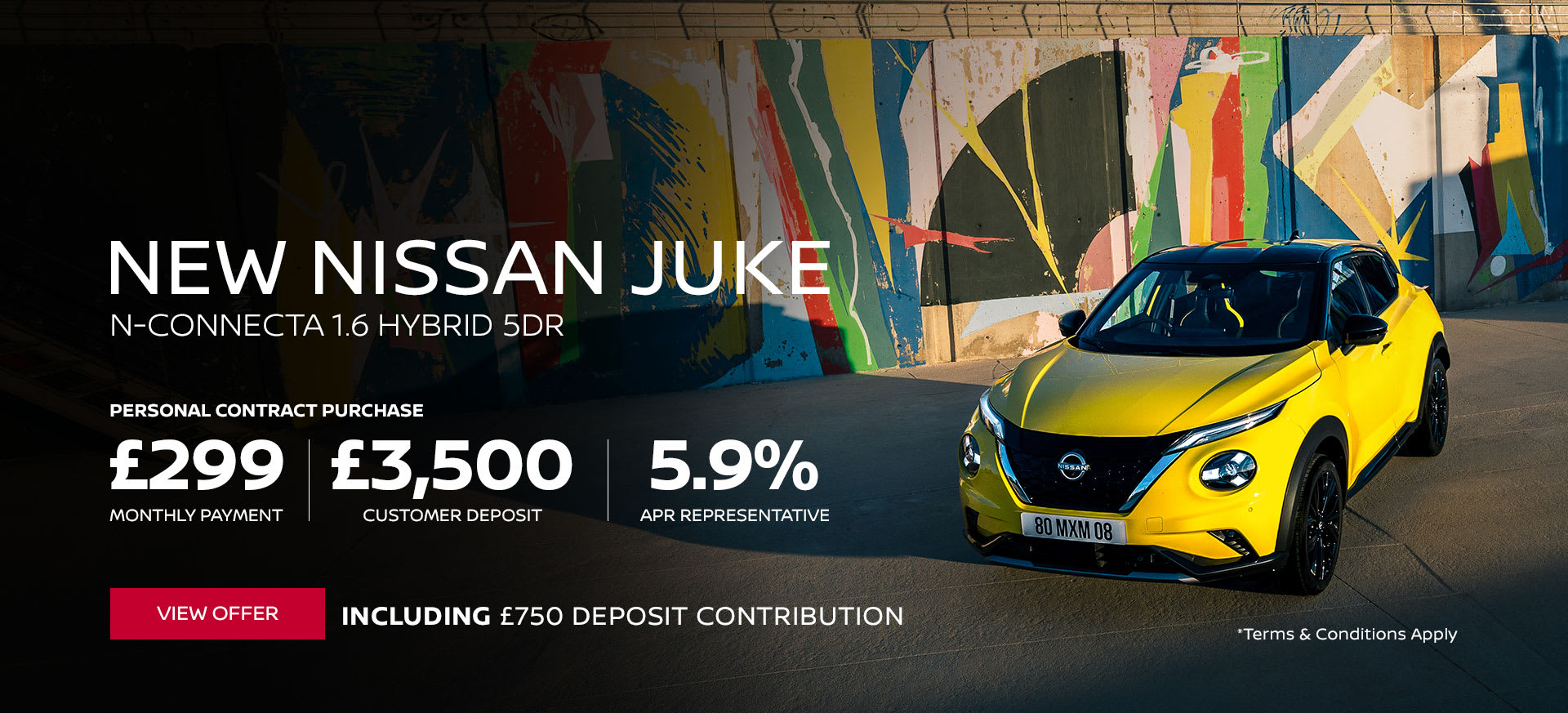 New Nissan Juke N-Connecta Hybrid 