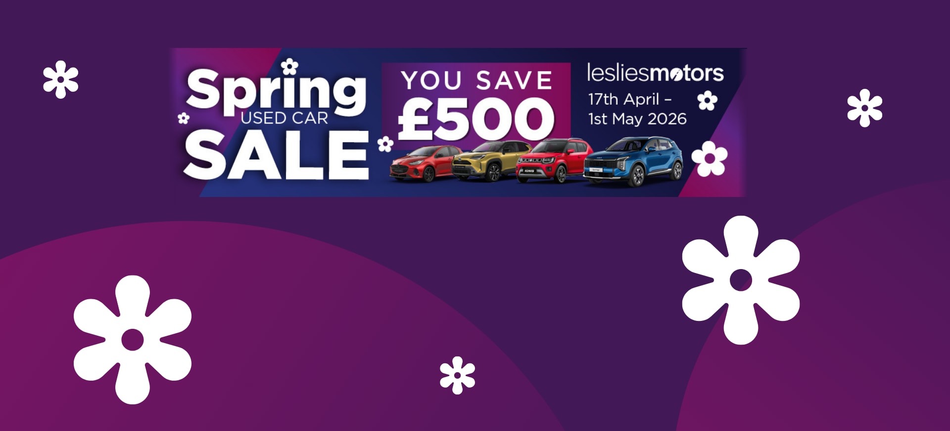 leslies spring sale background