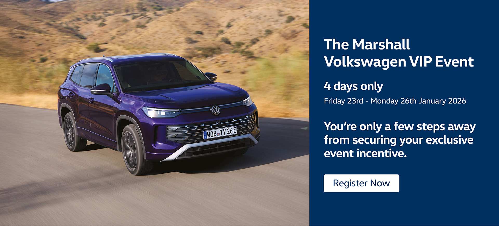 Marshall Volkswagen VIP Sales Event